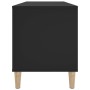 Mueble para discos madera contrachapada negro 100x38x48 cm en Armarios y almacenamiento | Comprar online en Foru.es
