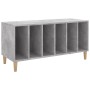 Mueble discos madera contrachapada gris hormigón 100x38x48 cm en Armarios y almacenamiento | Comprar online en Foru.es