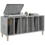 Mueble discos madera contrachapada gris hormigón 100x38x48 cm en Armarios y almacenamiento | Comprar online en Foru.es