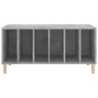 Mueble discos madera contrachapada gris hormigón 100x38x48 cm en Armarios y almacenamiento | Comprar online en Foru.es