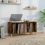 Mueble discos madera contrachapada roble ahumado 100x38x48 cm en Armarios y almacenamiento | Comprar online en Foru.es