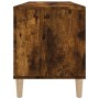 Mueble discos madera contrachapada roble ahumado 100x38x48 cm en Armarios y almacenamiento | Comprar online en Foru.es