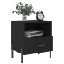 Mesitas de noche 2 uds madera ingeniería negro 40x35x47,5 cm de vidaXL, Mesitas de noche - Ref: Foro24-827455, Precio: 86,08 ...