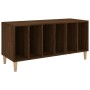 Mueble discos madera contrachapada roble marrón 100x38x48 cm en Armarios y almacenamiento | Comprar online en Foru.es
