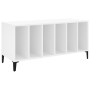 Mueble para discos madera contrachapada blanco 100x38x48 cm en Armarios y almacenamiento | Comprar online en Foru.es