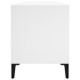 Mueble para discos madera contrachapada blanco 100x38x48 cm en Armarios y almacenamiento | Comprar online en Foru.es