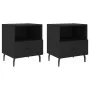 Nightstands 2 pcs black engineered wood 40x35x47.5 cm by vidaXL, Nightstands - Ref: Foro24-827471, Price: 60,33 €, Discount: %
