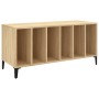 Mueble discos madera contrachapada roble Sonoma 100x38x48 cm en Armarios y almacenamiento | Comprar online en Foru.es