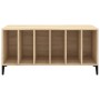 Mueble discos madera contrachapada roble Sonoma 100x38x48 cm en Armarios y almacenamiento | Comprar online en Foru.es