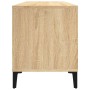 Mueble discos madera contrachapada roble Sonoma 100x38x48 cm en Armarios y almacenamiento | Comprar online en Foru.es
