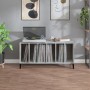 Mueble discos madera contrachapada gris hormigón 100x38x48 cm en Armarios y almacenamiento | Comprar online en Foru.es
