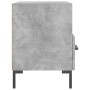 Mesita noche 2 uds madera ingeniería gris hormigón 40x35x47,5cm de vidaXL, Mesitas de noche - Ref: Foro24-827445, Precio: 58,...
