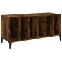 Mueble discos madera contrachapada roble ahumado 100x38x48 cm en Armarios y almacenamiento | Comprar online en Foru.es