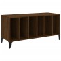 Mueble discos madera contrachapada roble marrón 100x38x48 cm en Armarios y almacenamiento | Comprar online en Foru.es