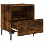Mesita de noche madera ingeniería roble ahumado 40x35x47,5 cm de vidaXL, Mesitas de noche - Ref: Foro24-827446, Precio: 33,66...