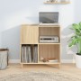 Mueble discos madera contrachapada roble Sonoma 84,5x38x89 cm en Armarios y almacenamiento | Comprar online en Foru.es