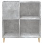 Mueble discos madera contrachapada gris hormigón 84,5x38x89 cm en Armarios y almacenamiento | Comprar online en Foru.es