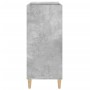 Mueble discos madera contrachapada gris hormigón 84,5x38x89 cm en Armarios y almacenamiento | Comprar online en Foru.es