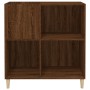 Mueble discos madera contrachapada roble marrón 84,5x38x89 cm en Armarios y almacenamiento | Comprar online en Foru.es