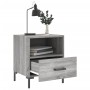 Mesitas noche 2 uds madera ingeniería gris Sonoma 40x35x47,5 cm de vidaXL, Mesitas de noche - Ref: Foro24-827449, Precio: 60,...