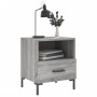 Mesitas noche 2 uds madera ingeniería gris Sonoma 40x35x47,5 cm de vidaXL, Mesitas de noche - Ref: Foro24-827449, Precio: 60,...