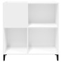 Mueble para discos madera contrachapada blanco 84,5x38x89 cm en Armarios y almacenamiento | Comprar online en Foru.es