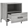 Mesitas noche 2 uds madera ingeniería gris Sonoma 40x35x47,5 cm de vidaXL, Mesitas de noche - Ref: Foro24-827449, Precio: 60,...