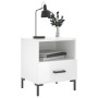 Mesita noche 2 uds madera ingeniería blanco brillo 40x35x47,5cm de vidaXL, Mesitas de noche - Ref: Foro24-827441, Precio: 64,...