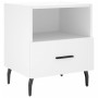 Mesitas de noche 2 uds madera ingeniería blanco 40x35x47,5 cm de vidaXL, Mesitas de noche - Ref: Foro24-827469, Precio: 83,31...