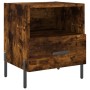 Mesita noche 2 uds madera ingeniería roble ahumado 40x35x47,5cm de vidaXL, Mesitas de noche - Ref: Foro24-827463, Precio: 61,...