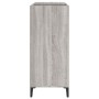 Mueble discos madera contrachapada gris Sonoma 84,5x38x89 cm en Armarios y almacenamiento | Comprar online en Foru.es