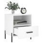 Mesitas de noche 2 uds madera ingeniería blanco 40x35x47,5 cm de vidaXL, Mesitas de noche - Ref: Foro24-827453, Precio: 86,44...
