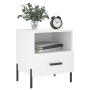 Mesitas de noche 2 uds madera ingeniería blanco 40x35x47,5 cm de vidaXL, Mesitas de noche - Ref: Foro24-827453, Precio: 86,44...