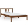 Estructura de cama madera maciza marrón miel 100x200 cm de vidaXL, Camas y somieres - Ref: Foro24-814877, Precio: 106,12 €, D...