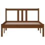 Estructura de cama madera maciza marrón miel 100x200 cm de vidaXL, Camas y somieres - Ref: Foro24-814877, Precio: 106,12 €, D...