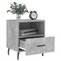 Mesita noche 2 uds madera ingeniería gris hormigón 40x35x47,5cm de vidaXL, Mesitas de noche - Ref: Foro24-827477, Precio: 58,...