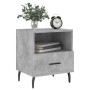 Mesita noche 2 uds madera ingeniería gris hormigón 40x35x47,5cm de vidaXL, Mesitas de noche - Ref: Foro24-827477, Precio: 58,...