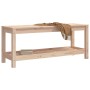 Banco de jardín de madera maciza de pino 108x35x45 cm en Bancos de jardín | Comprar online en Foru.es