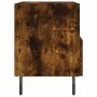 Smoked oak engineered wood bedside table 40x35x47.5 cm by vidaXL, Nightstands - Ref: Foro24-827478, Price: 44,93 €, Discount: %