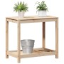 Mesa de plantación con estante madera maciza pino 82,5x50x75 cm en Soportes para macetas | Comprar online en Foru.es
