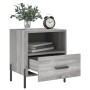 Mesitas noche 2 uds madera ingeniería gris Sonoma 40x35x47,5 cm de vidaXL, Mesitas de noche - Ref: Foro24-827465, Precio: 63,...
