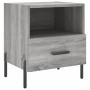 Mesitas noche 2 uds madera ingeniería gris Sonoma 40x35x47,5 cm de vidaXL, Mesitas de noche - Ref: Foro24-827465, Precio: 63,...