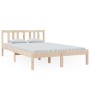 Estructura de cama madera maciza 120x200 cm de vidaXL, Camas y somieres - Ref: Foro24-814879, Precio: 96,01 €, Descuento: %
