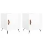 Nightstands 2 pcs glossy white engineered wood 40x40x50 cm by vidaXL, Nightstands - Ref: Foro24-827505, Price: 52,82 €, Disco...
