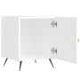 Mesitas noche 2 uds madera ingeniería blanco brillo 40x40x50 cm de vidaXL, Mesitas de noche - Ref: Foro24-827505, Precio: 53,...