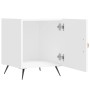 Mesita de noche madera de ingeniería blanco 40x40x50 cm de vidaXL, Mesitas de noche - Ref: Foro24-827500, Precio: 29,57 €, De...