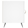 Mesita de noche madera de ingeniería blanco 40x40x50 cm de vidaXL, Mesitas de noche - Ref: Foro24-827500, Precio: 29,57 €, De...