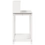 Mesa plantación con estantes madera pino blanco 108x50x109,5 cm en Soportes para macetas | Comprar online en Foru.es