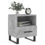 Mesita noche 2 uds madera ingeniería gris hormigón 40x35x47,5cm de vidaXL, Mesitas de noche - Ref: Foro24-827493, Precio: 69,...