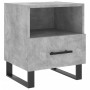 Mesita noche 2 uds madera ingeniería gris hormigón 40x35x47,5cm de vidaXL, Mesitas de noche - Ref: Foro24-827493, Precio: 69,...